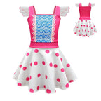 Girls Little Bo Peep Toy Story Kids Girls Dress Outfits Summer Cosplay Costume - Azufun