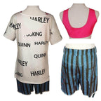 Harley Quinn Birds Of Prey Cosplay Costume Party Carnival Adult - Azufun