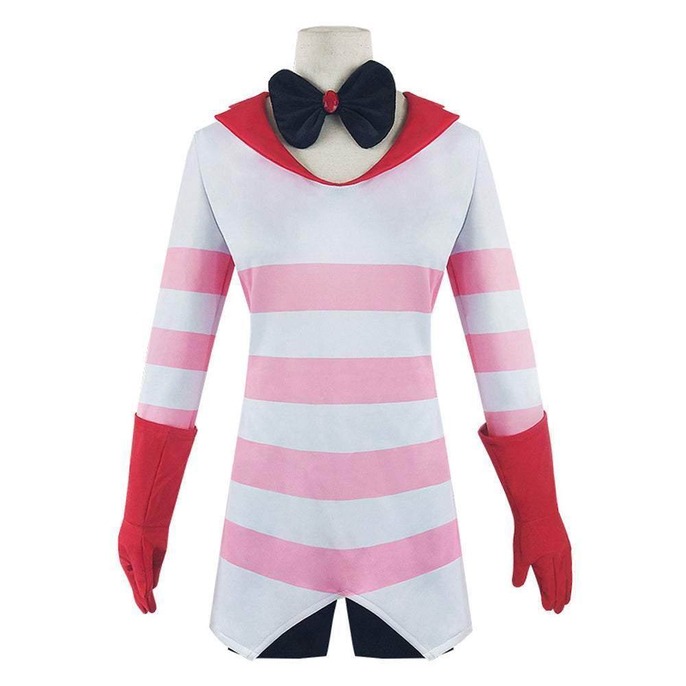 Hazbin Hotel Angel Dust Cosplay Costume Anime Halloween Suit Outfit Sets Dress Up For Women - Azufun
