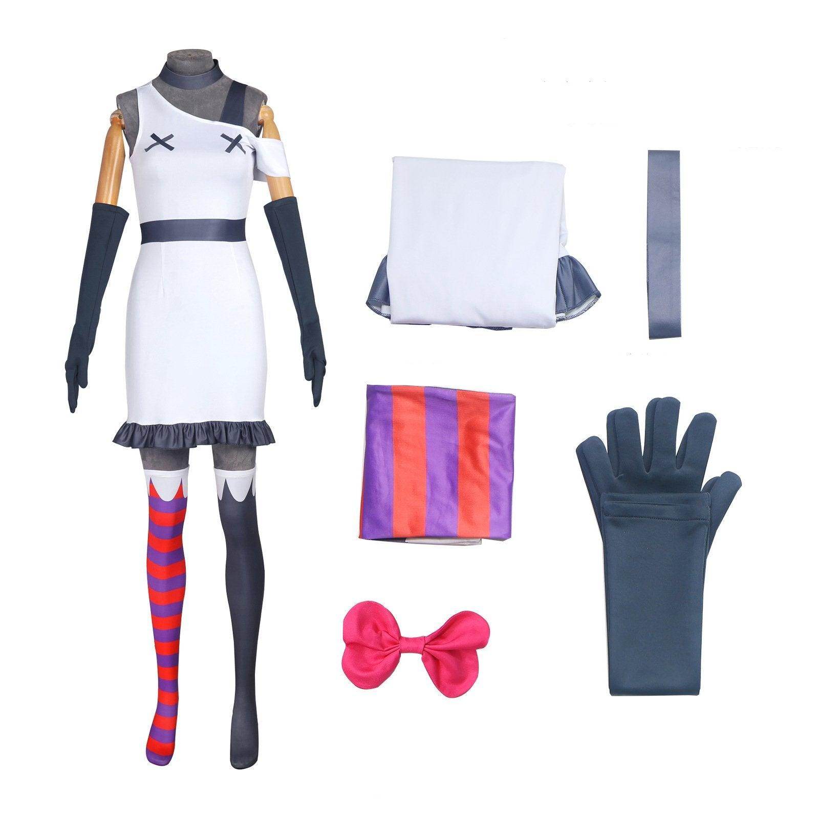 Hazbin Hotel Vaggie Adult Cosplay Costume Outfits Carnival Suit - Azufun