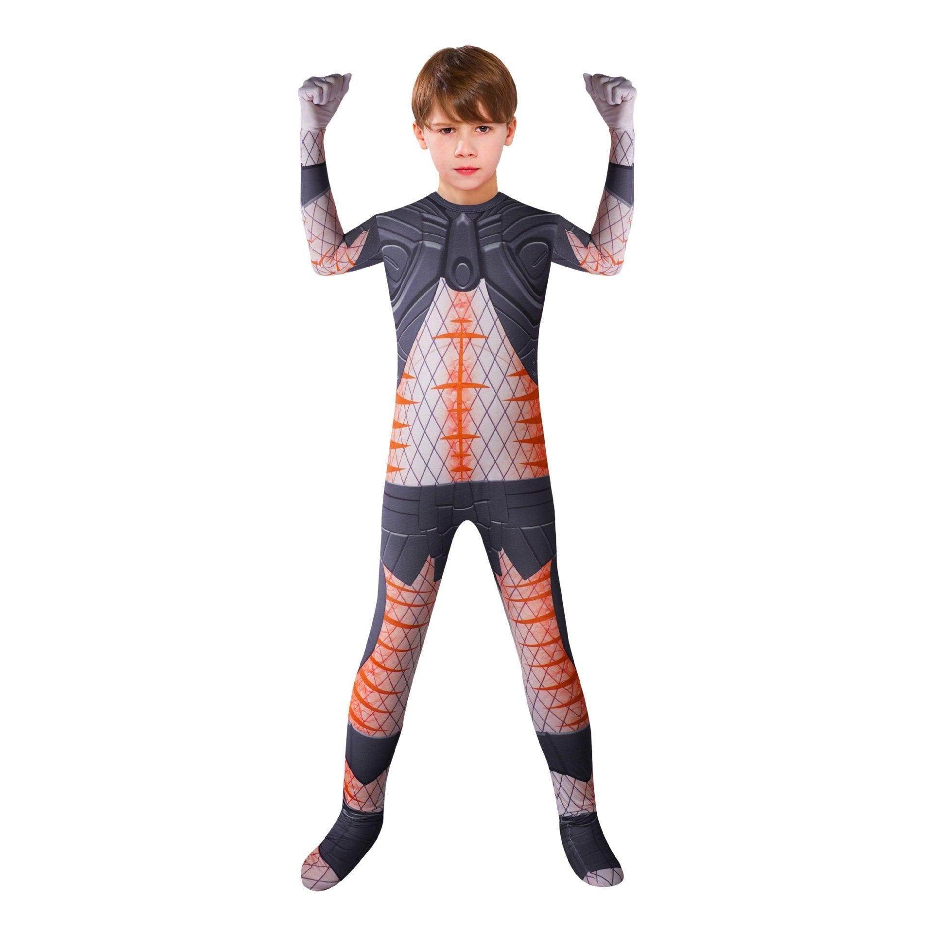Horror Predator Child Play Costume Stage Performance Jumpsuit Hallloween - Azufun