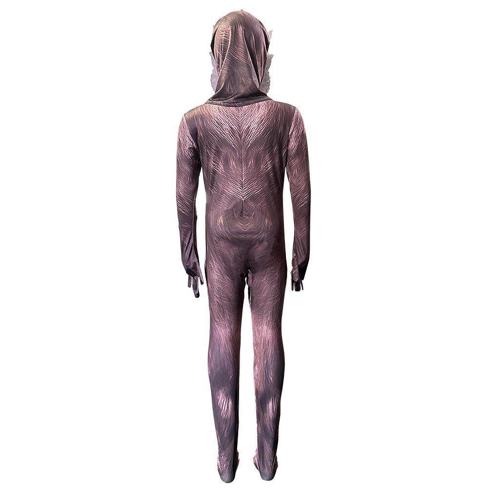 into the woods 1987 wolf costume Animal Jumpsuit Halloween - Azufun