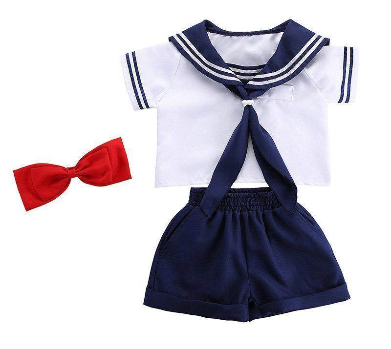 Japanese School Uniform Cosplay Family Matching Costume - Azufun