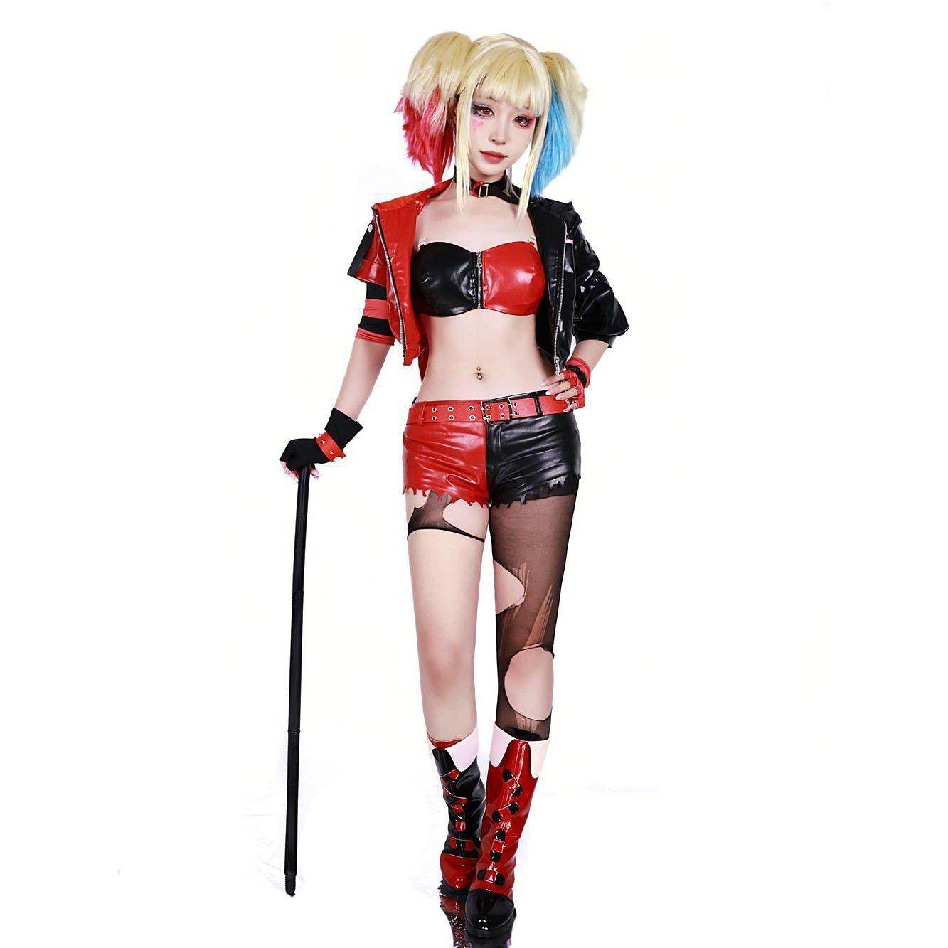 Joker girl cosplay costume suicide squad Harley Quinn cosplay anime - Azufun