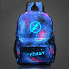 The Flash Anime Backpack  Night Luminous Cosplay Shoulder School Bag