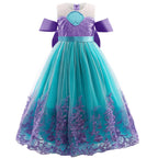 Girls Mermaid Princess Dresses Lace Tutu Costume for Kids