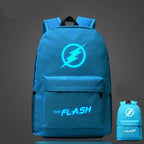 The Flash Anime Backpack  Night Luminous Cosplay Shoulder School Bag