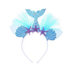 Mermaid Princess Cosplay Costume Role Play Starfish Flower Dress Halloween Birthday Party for Kids Girls