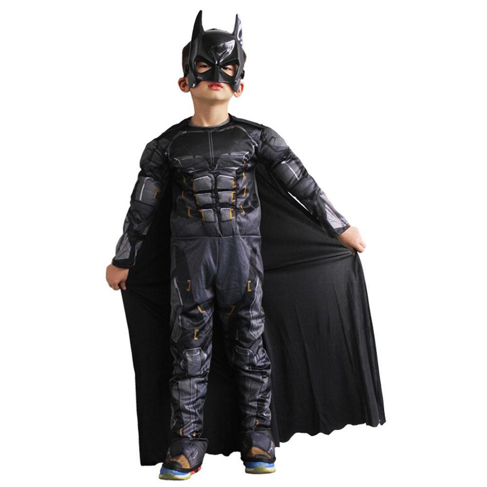 Batman Cosplay Costume Kids Halloween Party Performance Outfit for Boys