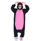 Adult Black Pig Animal Kigurumi Pajamas Hoodie Costume - Azufun
