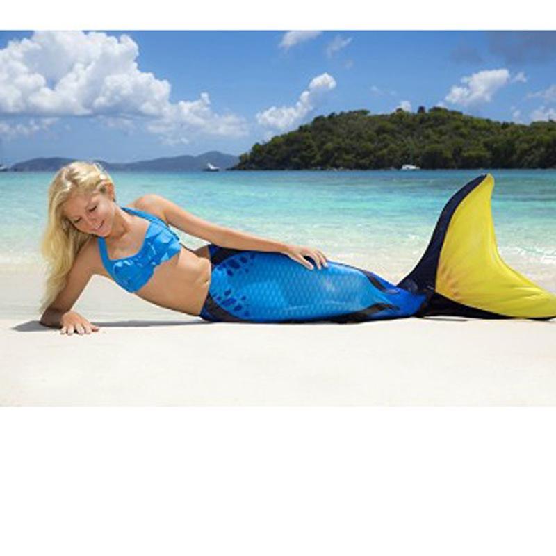 Mermaid Tails Swimming Skirt Swimwear Kid and Adult Sizes - Azufun