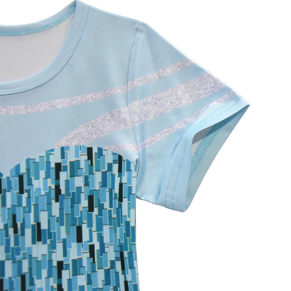 Frozen Girls Dresses Cartoon Cosplay Snow Queen  Princess Elsa For Kids - Azufun