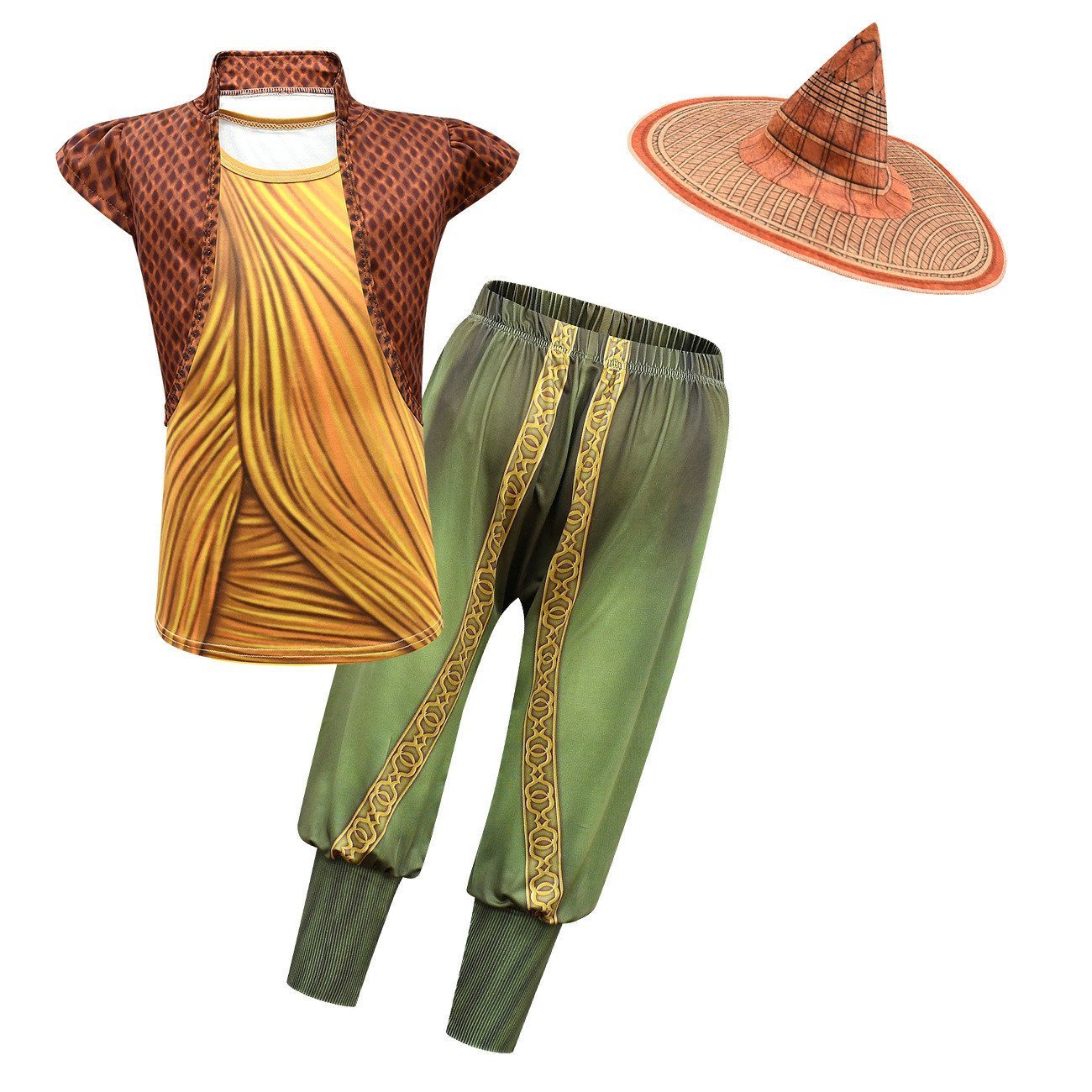 Raya and the Last Dragon Cosplay Performance Wear Costume 4 Pieces Set - Azufun