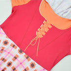 Girl's hocus pocus Mary Sanderson Cosplay Suit Costume Dress Outfits for kids - Azufun