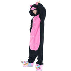 Adult Black Pig Animal Kigurumi Pajamas Hoodie Costume - Azufun
