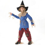 Kids The Adventures of King Oz scarecrow suit halloween Costumes for Child - Azufun