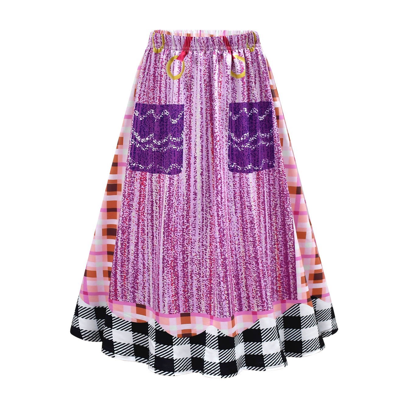 Girls' Hocus Pocus Mary Sanderson Cosplay Costumes Halloween long dress cape  Outfit For Kids - Azufun