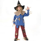 Kids The Adventures of King Oz scarecrow suit halloween Costumes for Child - Azufun