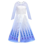 Elsa Show Yourself into the Unknow White Dress Frozen 2 For Toddler Girls - Azufun