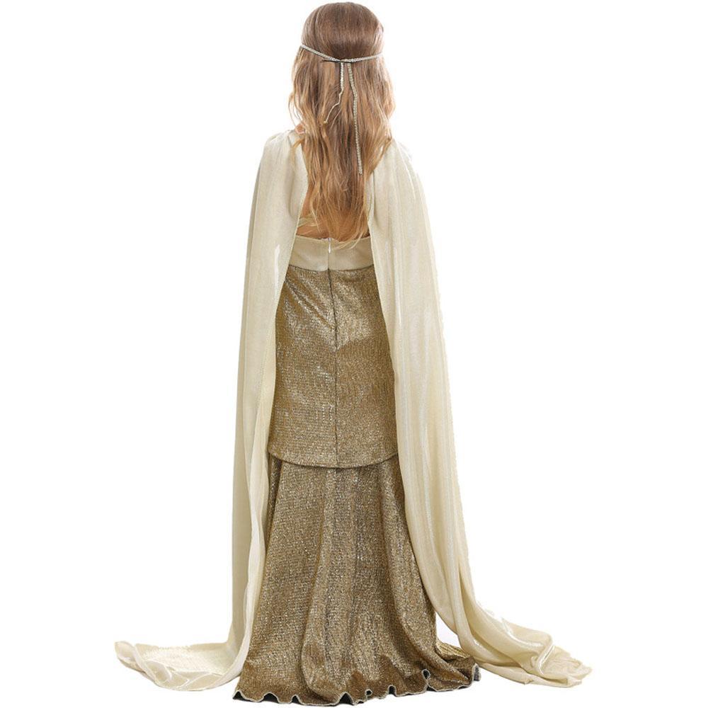 Egyptian Queen Cosplay Costume Ancient Egypt Dress Halloween Party Children Stage Skirt for Girls