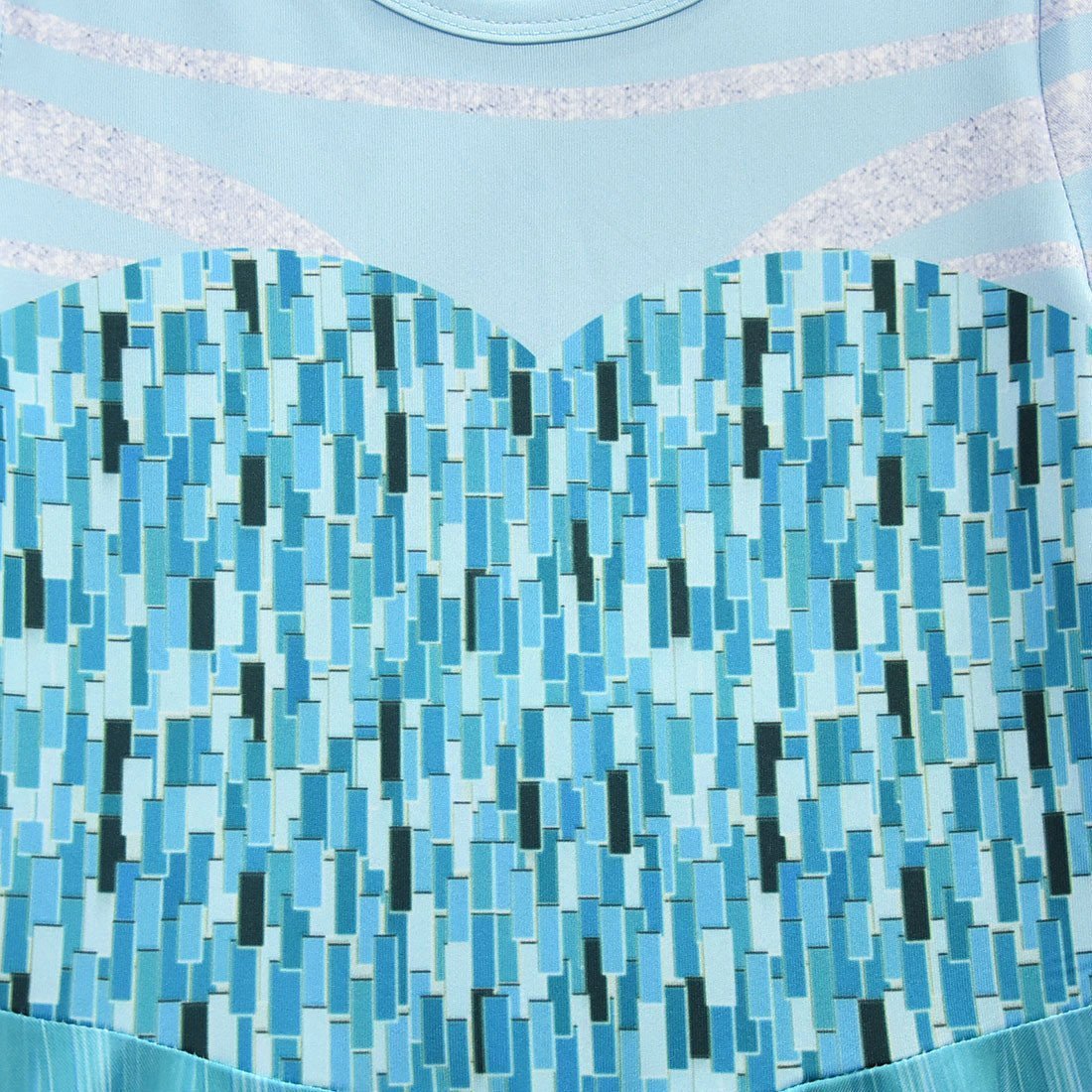 Frozen Girls Dresses Cartoon Cosplay Snow Queen  Princess Elsa For Kids - Azufun