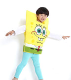 Sponge Bob Kids Children's Day Cosplay Costume One Size - Azufun