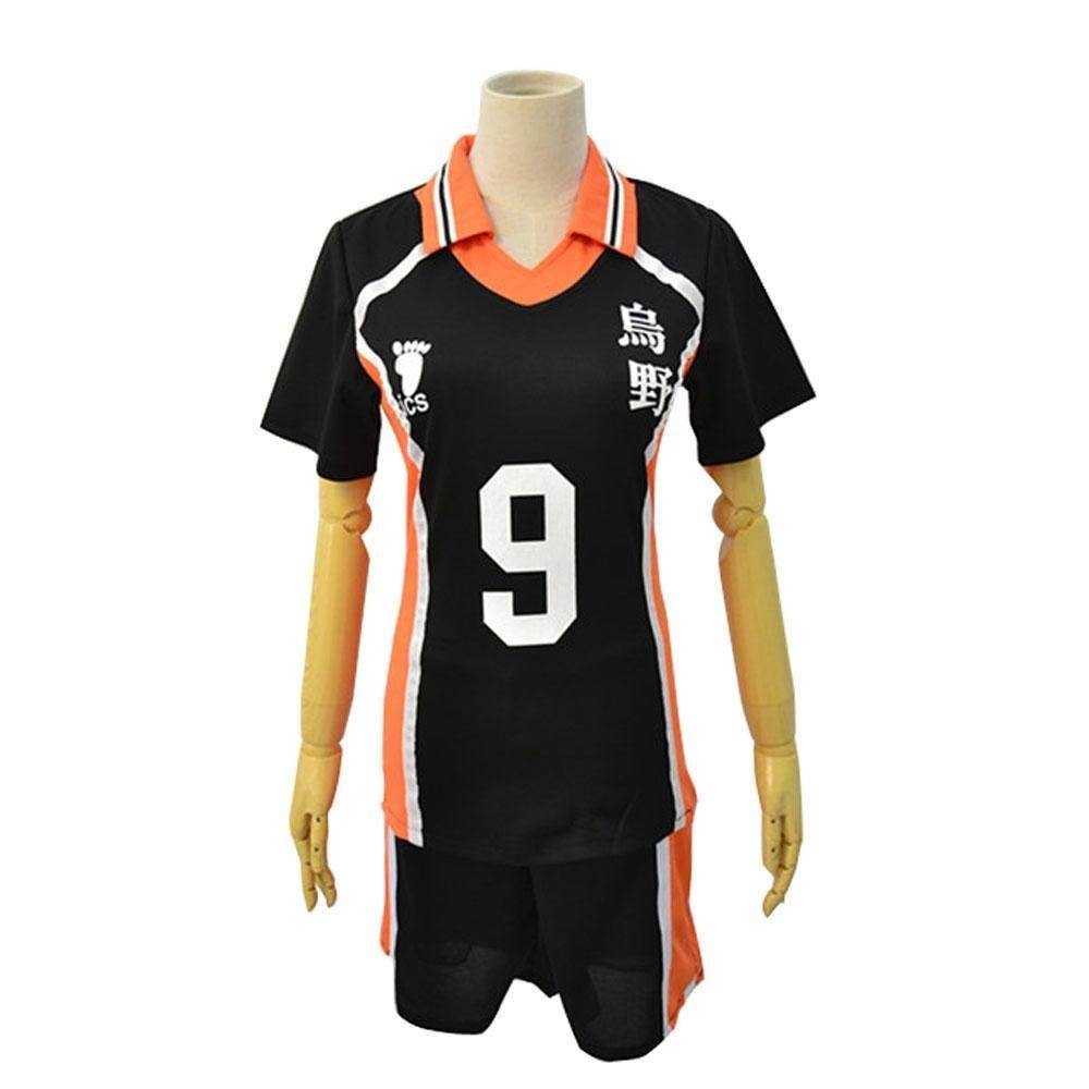Karasuno Uniforms Anime Haikyu!! Cosplay Costumes Carnival Party Full Set - Azufun