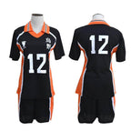 Karasuno Uniforms Anime Haikyu!! Cosplay Costumes Carnival Party Full Set - Azufun