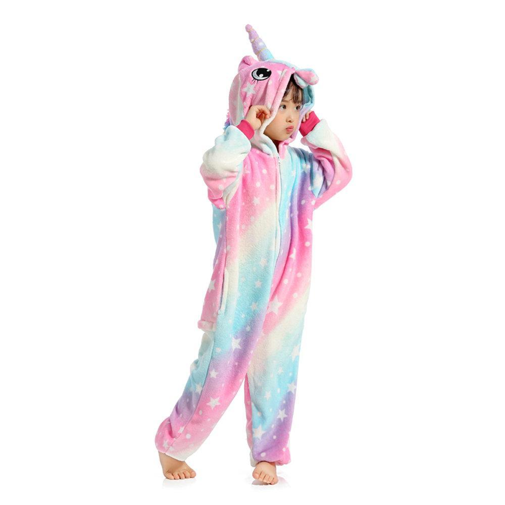 BuyKids Animal Pink Unicorn Kigurumi Onesies Pajamas costume Now Cheaper With 3 - 5 Days Ship - PajamasBuy