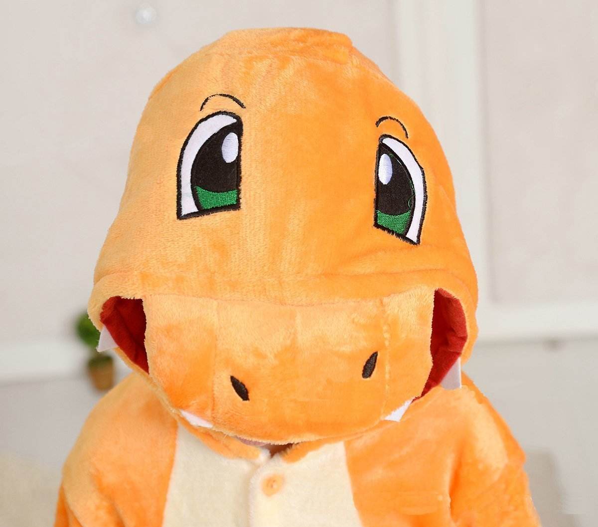 Kids Charmander Pokemon costume Kigurumi Pajamas - Azufun