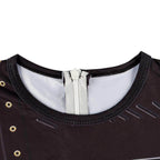 Kids Edward scissorhands costume Jumpsuit Halloween - Azufun