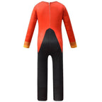Kids Sonic The Hedgehog Dr. Eggman Cosplay Zentai Jumpuit Costume - Azufun