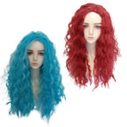 Kids' Uliana Costume Blue and Red Wig - Descendants 4: The Rise of Red - Azufun
