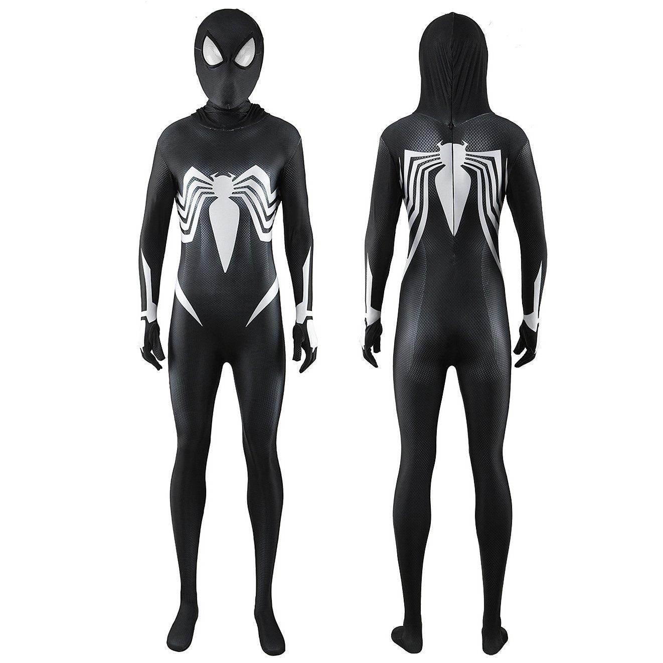 Lady Female Venom Symbiote Cosplay Costume Spider Man Halloween For Adult Kids - Azufun