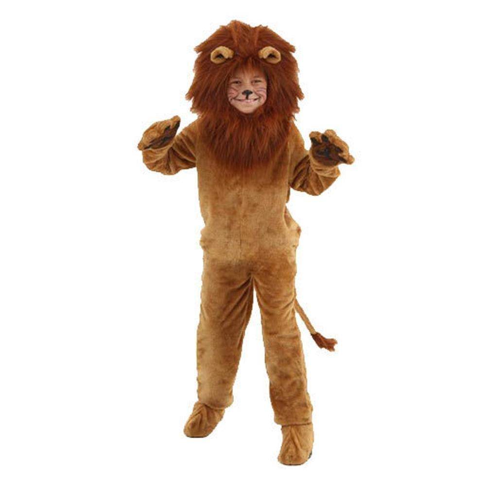 lion costume wizard of oz real animal party Cosplay Adult Kids Matching - Azufun