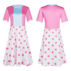 Little Bo Peep Toy Story Pink Dress Carnival Cosplay Costume For Adult - Azufun