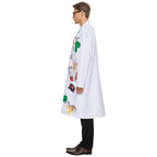 Mad Scientist Coat with Wig Halloween carnival costume for Adult - Azufun