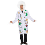 Mad Scientist Coat with Wig Halloween carnival costume for Adult - Azufun
