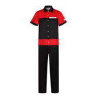 Manny's Burger Shop Clerk Cosplay Costume Bryan Tyler Employee Uniform - Azufun