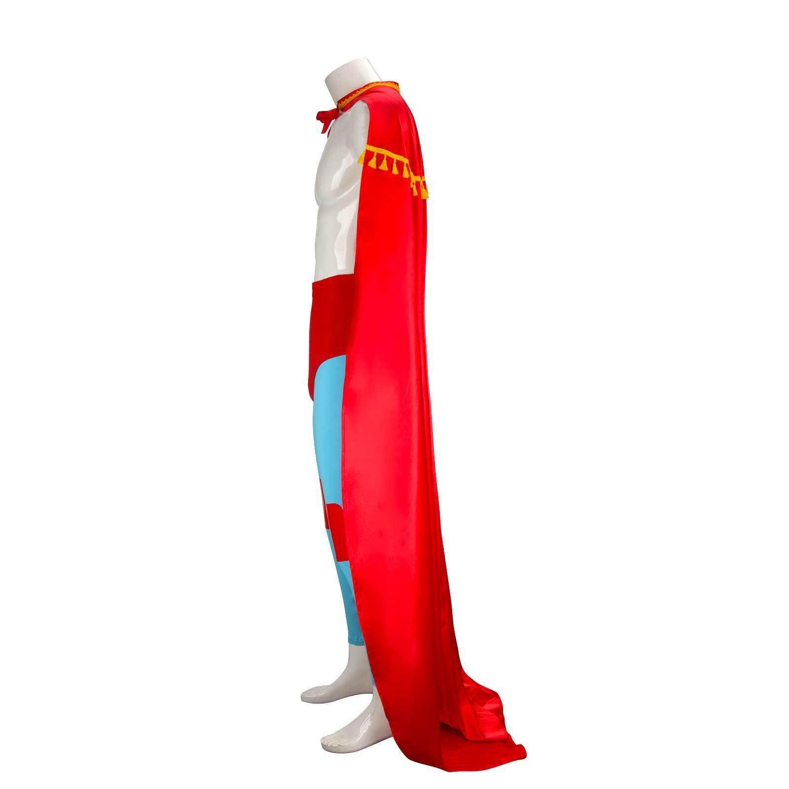 Nacho Libre Costume for Adults with Cape Headgear - Azufun