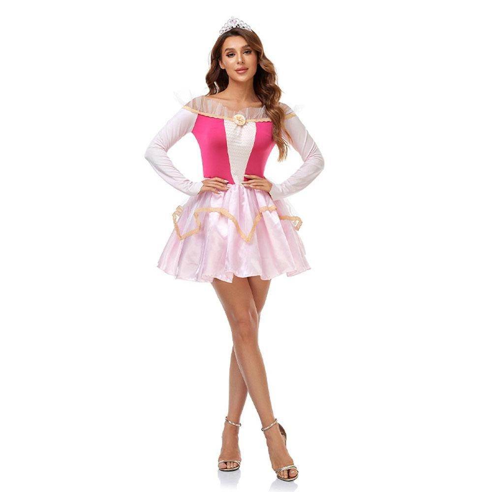 Naughty Napping Sleeping Beauty Aurora Princess Halloween Costume - Azufun