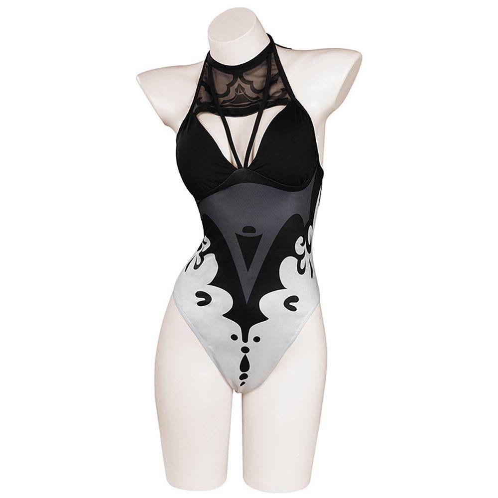 NieR Automata YoRHa No.2 Swimsuit Cosplay Costume Swimwear Outfits - Azufun