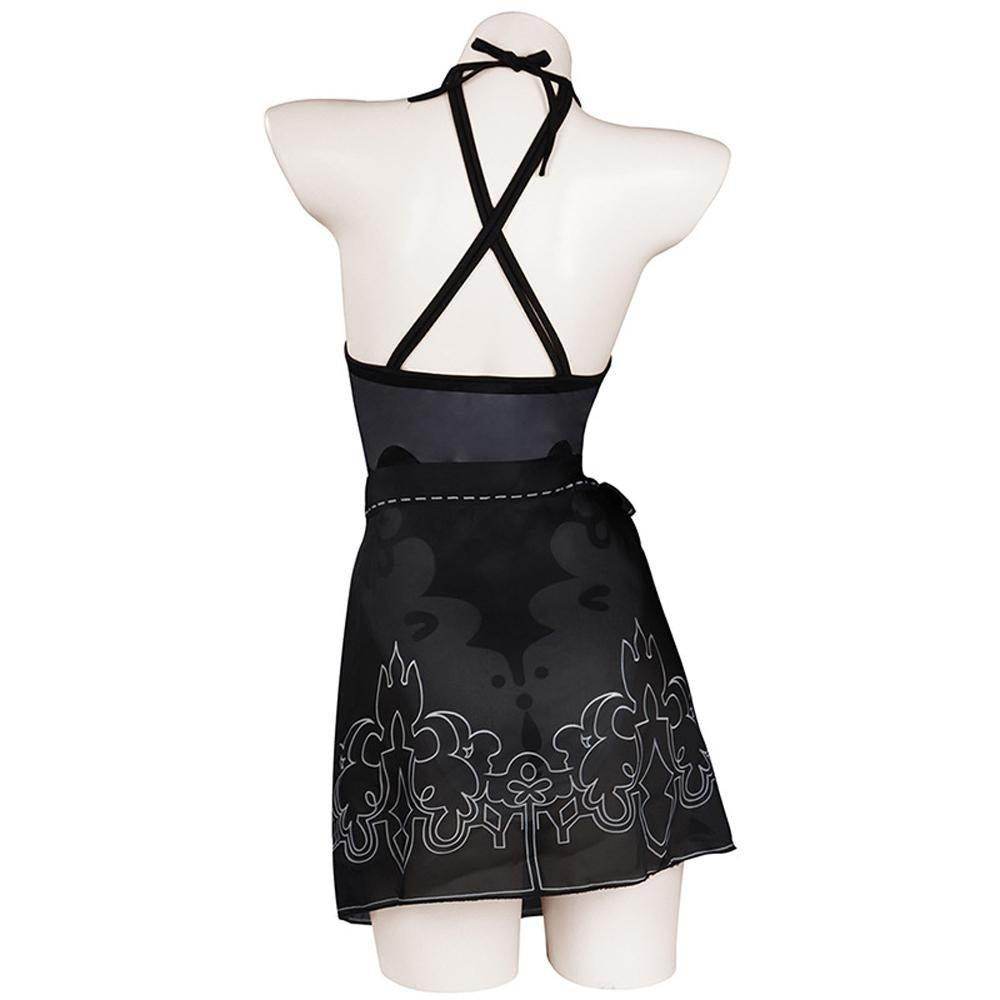 NieR Automata YoRHa No.2 Swimsuit Cosplay Costume Swimwear Outfits - Azufun