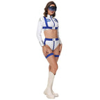 Nightclub Fun Gold Stamped Space Suit Astronaut Female Costume Music Festival Halloween - Azufun