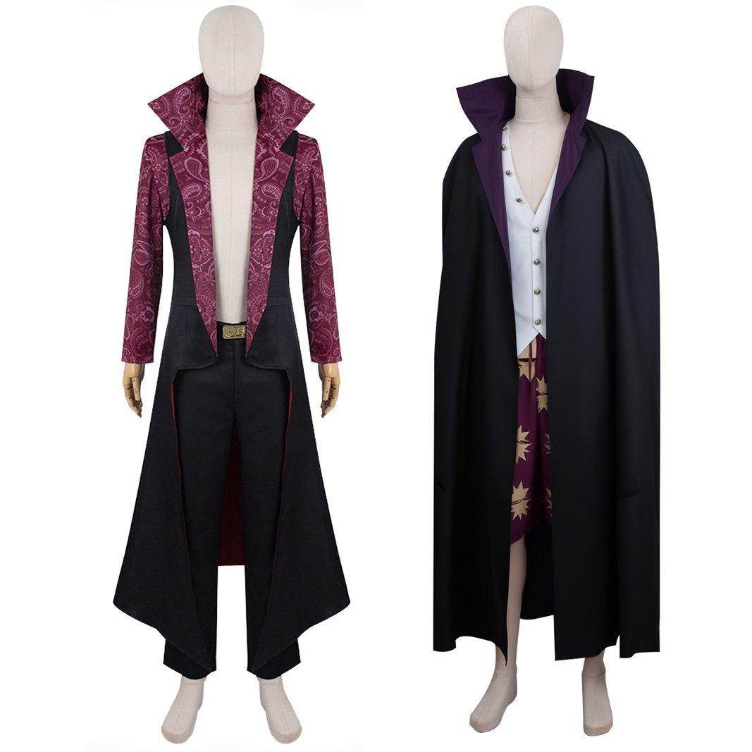 One piece Dracule Mihawk Costume anime cosplay - Azufun