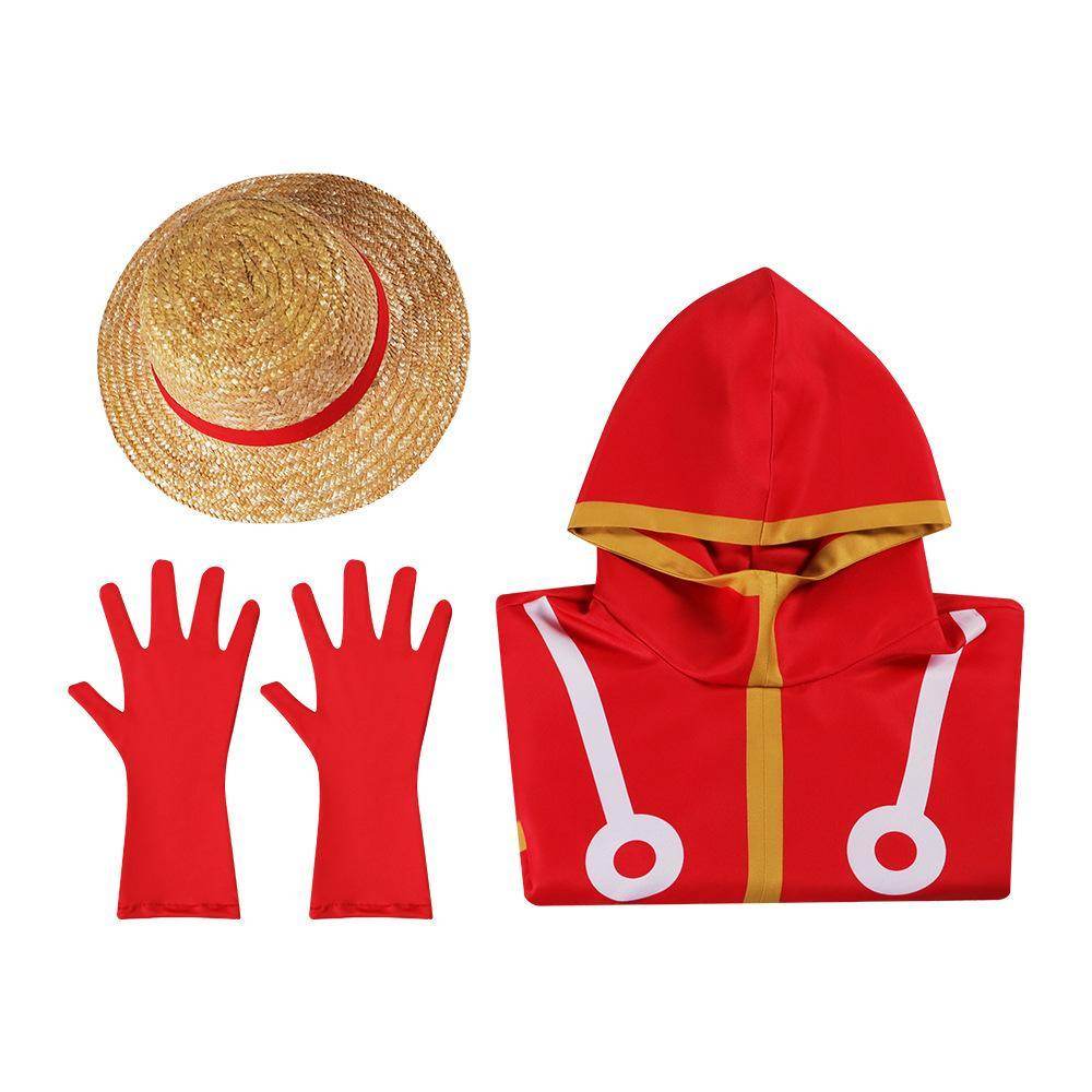 One Piece Luffy Cosplay Costume Outfits Halloween Carnival Suit - Azufun