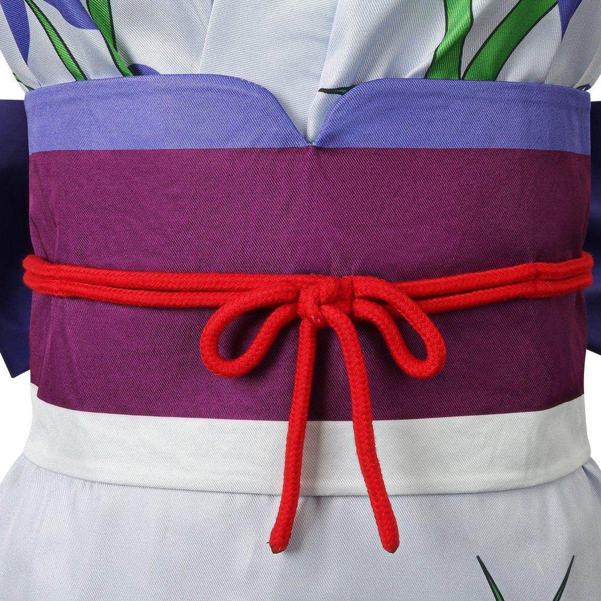 One Piece Nico Robin Costumes Japanese Anime Kimono Robe Fancy cosplay - Azufun