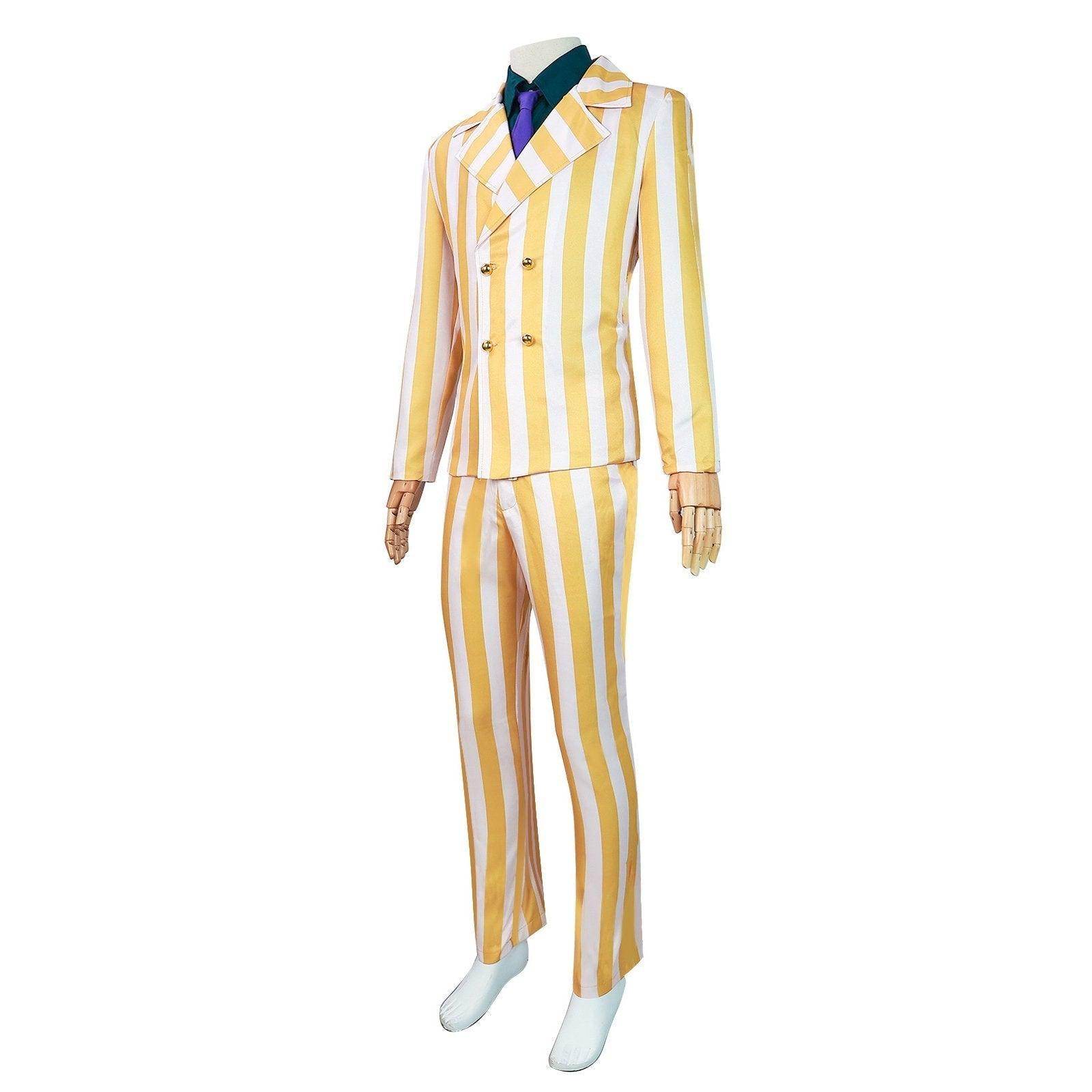 One Piece Wano Country Kizaru Costume Party Carnival Cosplay Full Set - Azufun