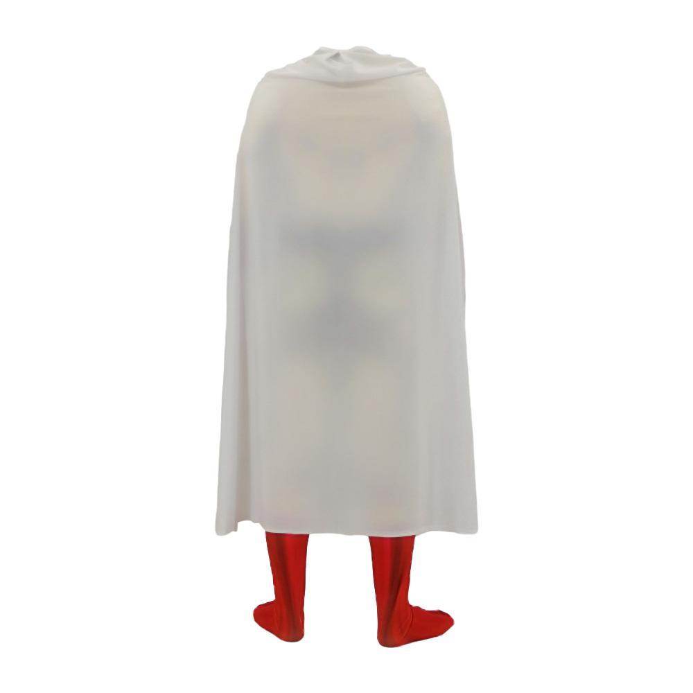 One Punch Man Saitama Costume Cosplay Zentai Suit Jumpsuit for Kids Adult - Azufun
