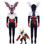 Plawworld Game Grizzbolt Depresso Cattiva Incineram Costume Cosplay Jumpsuit - Azufun